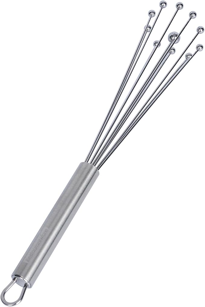 Restaurantware 10.5 in Stainless Steel Ball Whisk - Image 2