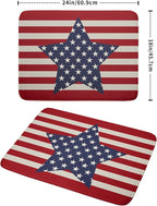 Blue Star Patriotic July of 4th Dish Drying Mat - Image 2