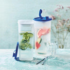 Tupperware Slim Line 2-Pitcher Set in Blue, Dishwasher Safe and BPA Free - Image 7