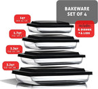 EATEX 8-Piece Deep Glass Casserole Dishes - Image 9