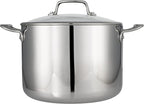Tramontina Tri-Ply Clad Stainless Steel 8-Quart Stock Pot - Image 2