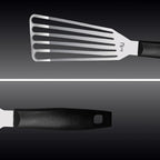 MIU Fish Spatula Stainless Steel, Slotted Flexible Metal, Lightweight Barbecue - Image 9