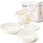 CAROTE 6pcs Pots and Pans Set Non Stick, Cookware Sets, Kitchen Set, - Image 8
