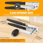 Commercial Can Opener, Crank Can Openers Manual, Heavy Duty Handheld Stainless - Image 3