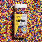 Supernatural Rainbow Softies Sprinkles, Dye-Free Vegan Baking Decor, 3oz - Image 3