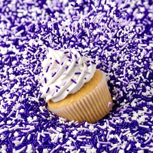 Manvscakes Sprinkles- Edible Cake and Cupcake Sprinkles with Assorted Shapes and Sizes for Parties, Metallic Sprinkle Mix for Cookies, Ice Cream, Cake and Cupcake Decorating by Manvscakes