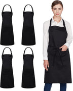 Jubatus 4 Pack 100% Cotton Aprons by Jubatus