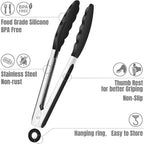 Hotec Mini Silicone Kitchen Tongs - Image 4