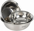GEDO Stainless Steel 3pcs, Nesting Design, Professional Kitchen Bowls by GEDOGuardianofFamilyHealth