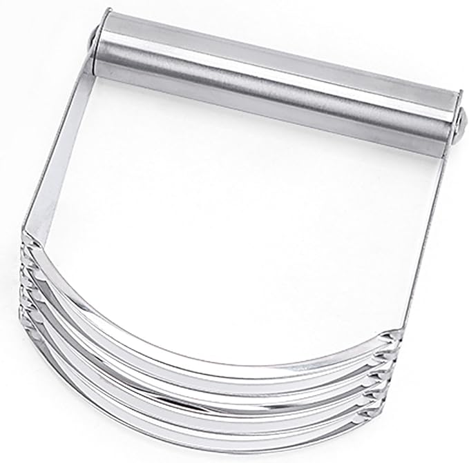 Dough Blender, 4.6 Inch x 4 Inch Stainless Steel Pastry Cutter by YIKANGHENG