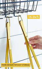 JETKONG 2 Pcs 16-Inch Heavy Duty Cooking Tweezers Extra Large Stainless Steel - Image 6