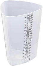 Vakly Plastic Graduated Triangular Intake Output Container 32 ounce Three-Sided - Image 6