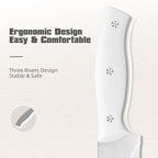 15-Piece White Kitchen Knife Set - Image 5