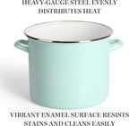 Martha Stewart Thayer 12-Quart Enamel on Steel Scratch-Resistant Stock Pot - Image 3
