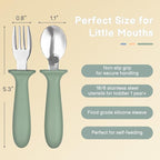 Eascrozn Toddler Utensils, 6 Pack kids Silverware Set - Image 2