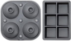 Samuelworld Large Silicone Premium Ice Trays, 2 Inches Big Cubes & 2.5 Inches - Image 2