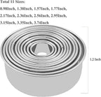 Cookie Cutters - Biscuit Cutters/Stainless Steel Dumpling Cutters/Cake Pastry - Image 4