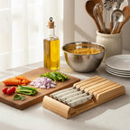 Alata 6-Piece White Steak Knives Set - Image 2