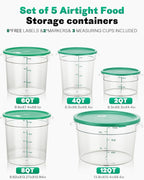 6QT NSF Round Food Storage Containers - Image 9