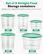 2QT&4QT NSF Round Food Storage Containers - Image 9