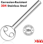 OYV 304 stainless steel dough whisk, Dishwasher Safe Danish Dough Whisk - Image 2