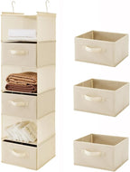 MAX Houser 6 Tier Shelf Hanging Closet Organizer, Closet Hanging Shelf by MAXHouser