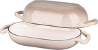 VORRINGARD Enameled Cast Iron Sourdough Bread Oven, Dutch Oven, Loaf Cast Iron - Image 5