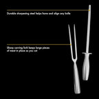 Babish High-Carbon 1.4116 German Steel 15 Piece Full Tang Forged Cutlery - Image 7