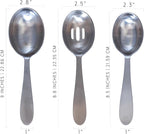Darware Portion Control Serving Spoons Set – Stainless Steel 1/4, 1/2 Cup Sizes - Image 6