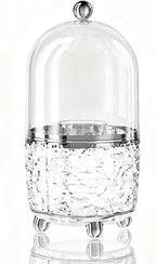 Makeup Brush Holder with Lid, Cosmetic Tools Organizer with Cover, 360° by Unknown