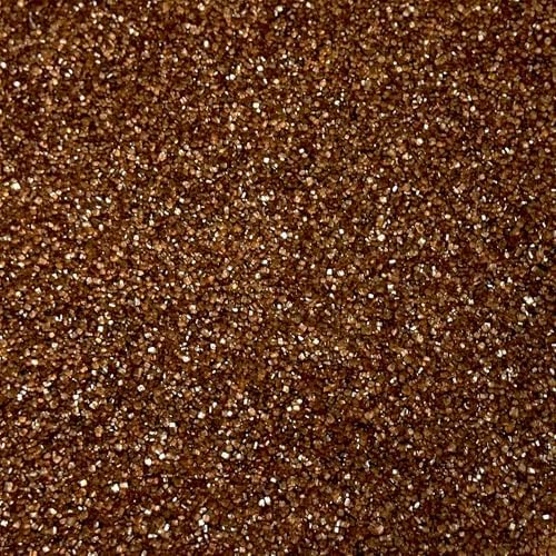Edible Brown Sanding Sparkling Course Sugar Sprinkles 142g/ 5.01oz Brown Sprinkles Sanding Sugar for Baking, Cookies, Cupcakes, Ice Cream Topping and Rimming Sugar by Homipooty