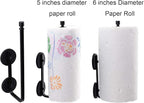 Magnetic Paper Towel Holder for Fridge, 12.3" Heavy Duty Magnet Rack, No Drill - Image 3