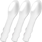 Pndeyo 3pcs Mini Stainless Steel Makeup Spatula, Reusable Cosmetic Cream by Pndeyo