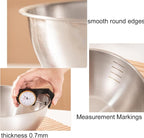 Stainless Steel Salad Bowls Set of 2 Mixing Bowl - Image 9