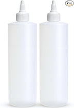BRIGHTFROM Condiment Squeeze Bottles, 16 OZ Empty Squirt Bottle by BRIGHTFROM
