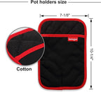 Hot Pads for Kitchen, Potholders for Kitchen Heat Resistant, Heavy Duty Pot - Image 7