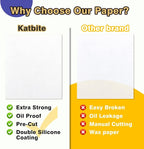 Cuffie in-Ea katbite in-Ear Earbuds Pack of 500 Parchment Paper, 40.6 x 61 cm - Image 4
