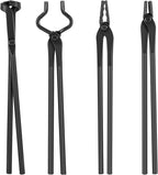Blacksmith Tongs Knife Making Tongs Set V-Bit Blade Tongs, Flat Tongs, Blade - Image 9