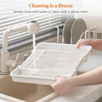 Lifewit Silverware Drawer Organizer, Expandable Utensil Tray - Image 5