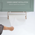 simpletome Paper Towel Holder ONE Hand Tear Adaptive Tension Arm Adjustable - Image 3