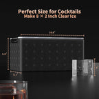 Clear Ice Cube Tray for Whiskey: FDDBI 2Inch Clear Ice Cube Maker - Image 3