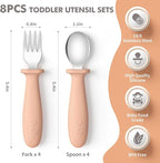 DRKIO 8 Pieces Toddler Utensils Set - Image 2