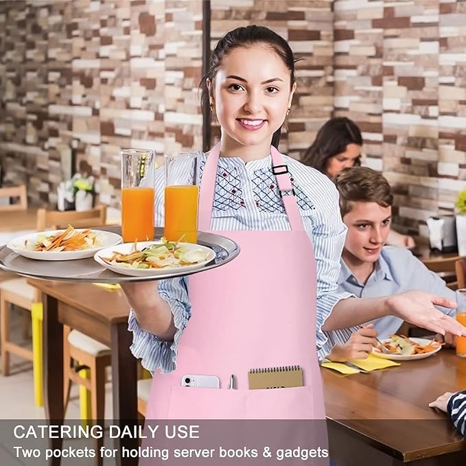 Jubatus 2 Pack 100% Cotton Aprons - Image 5