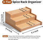 JinDoWin 2 Pack Cabinet Spice Rack Organizer - Image 5