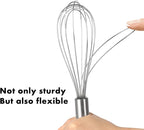 OYV 304 Stainless Steel Whisk Set, Dishwasher Safe Rustproof Metal Whisk - Image 8