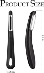 Professional Vegetable Peeler – Ultra Sharp Stainless Steel Blade Kitchen - Image 2