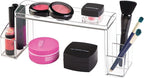 mDesign Small 2-Tier Plastic High-Rise Bathroom Cabinet Organizer - Image 3