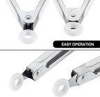 7 inch Cooking Tongs, MSY BIGSUNNY Set of 3 Mini Kitchen Tongs Silicone Serving - Image 5