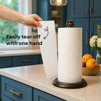 Paper Towel Holder Stand for Countertop, Decorative Freestanding Paper Towel - Image 5