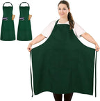 2 Pcs Plus Size Chef Apron, Unisex Professional Apron by FunChaos